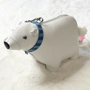 Kate Spade New York Arctic Friends Polar Bear Crossbody Leather‎ Bag NWT